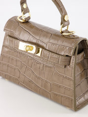 Tas Lore Croco | Taupe