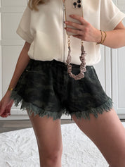 Denim Camo Short | Army