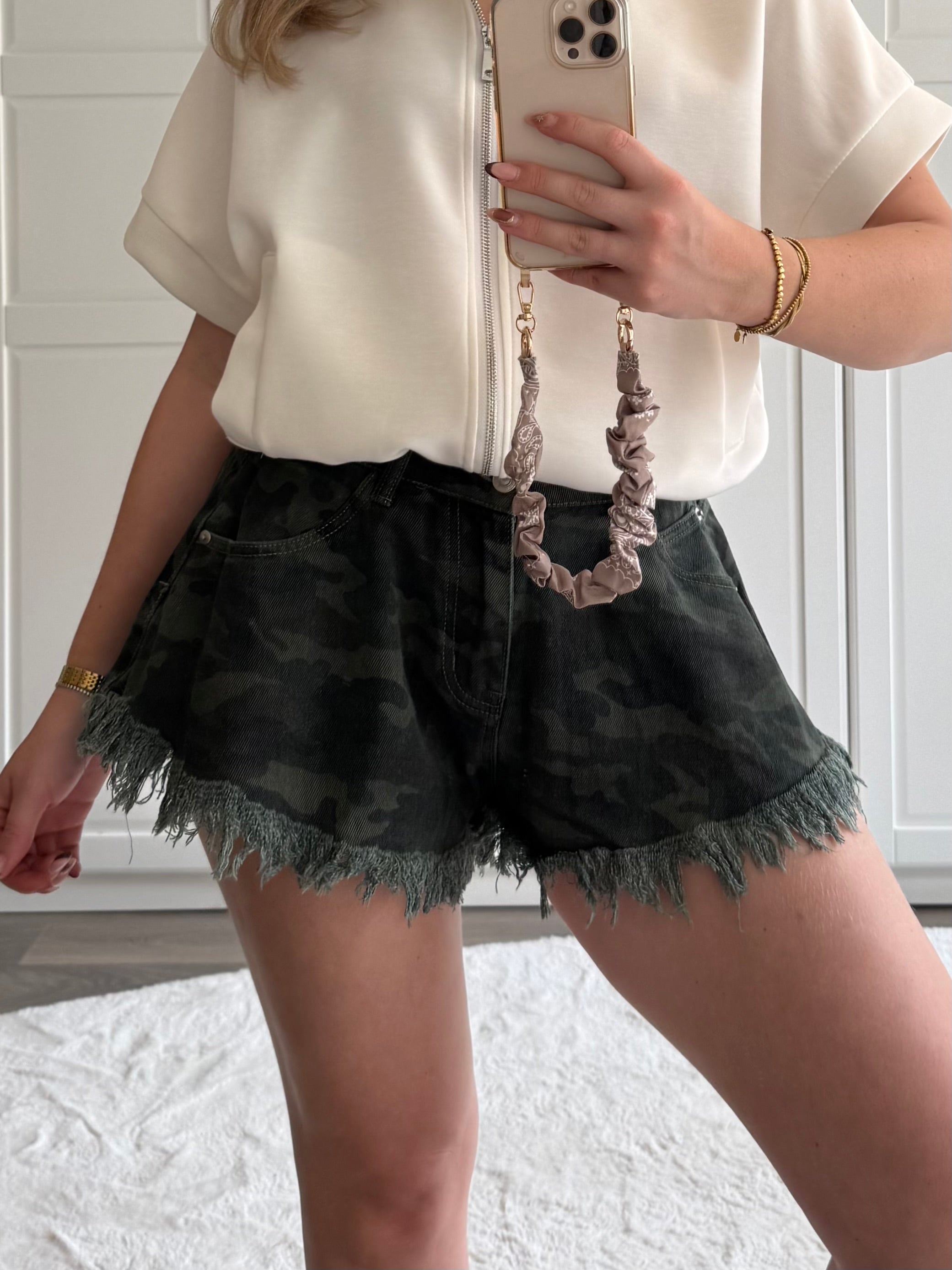 Denim Camo Short | Army