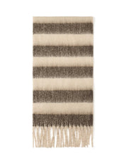 Sjaal Striped | Bruin