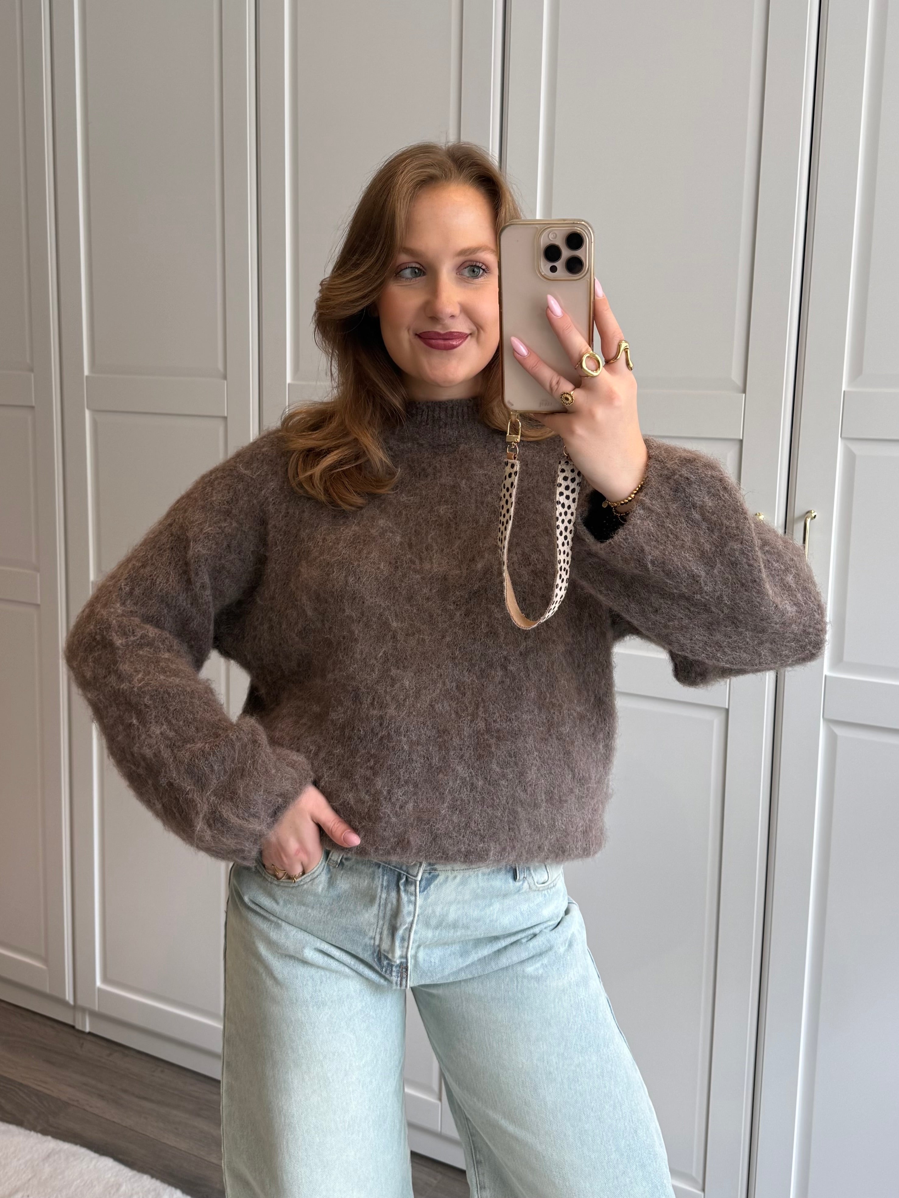 Trui Molly | Bruin