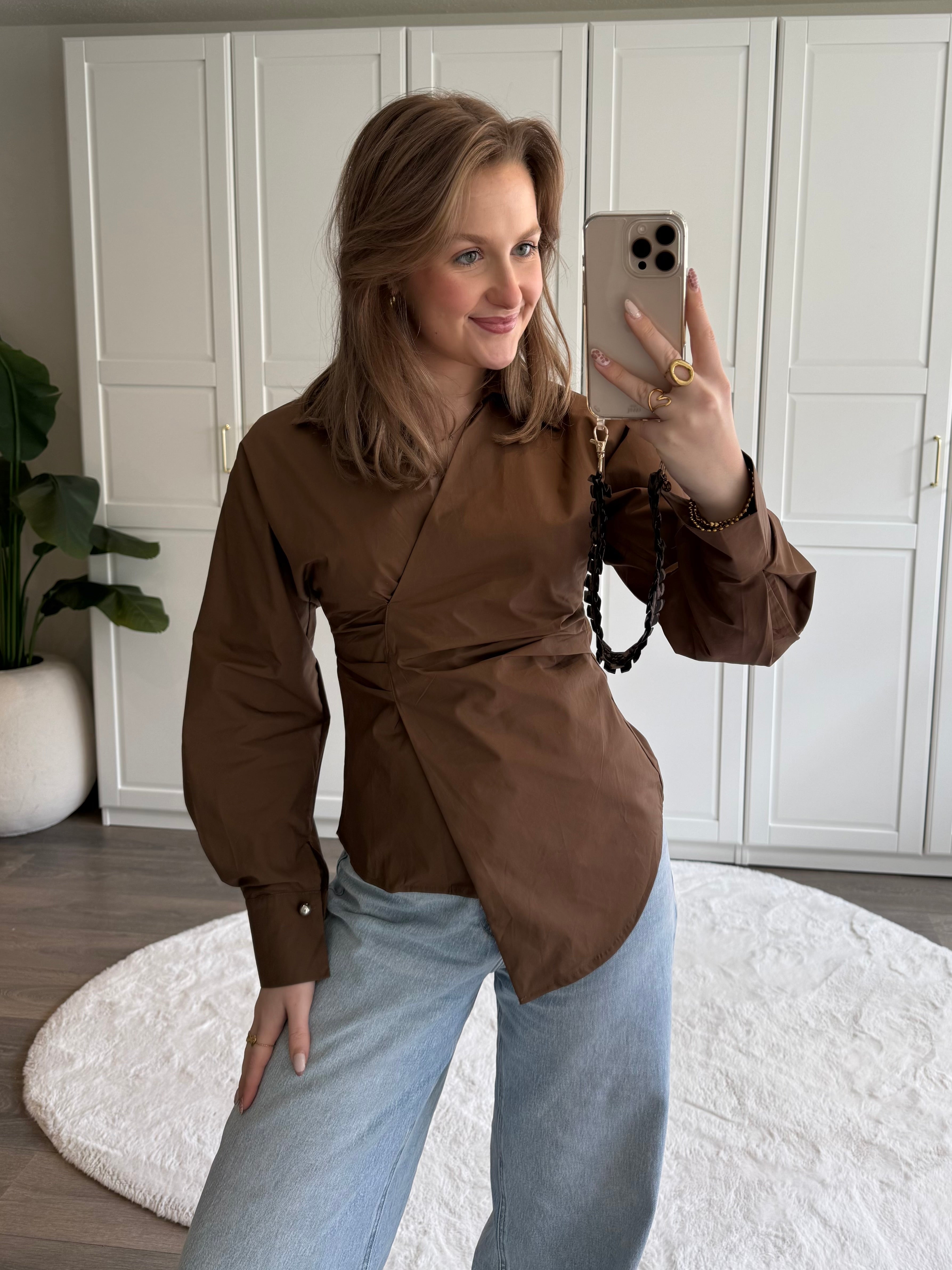 Tailored Blouse Zoë | Bruin