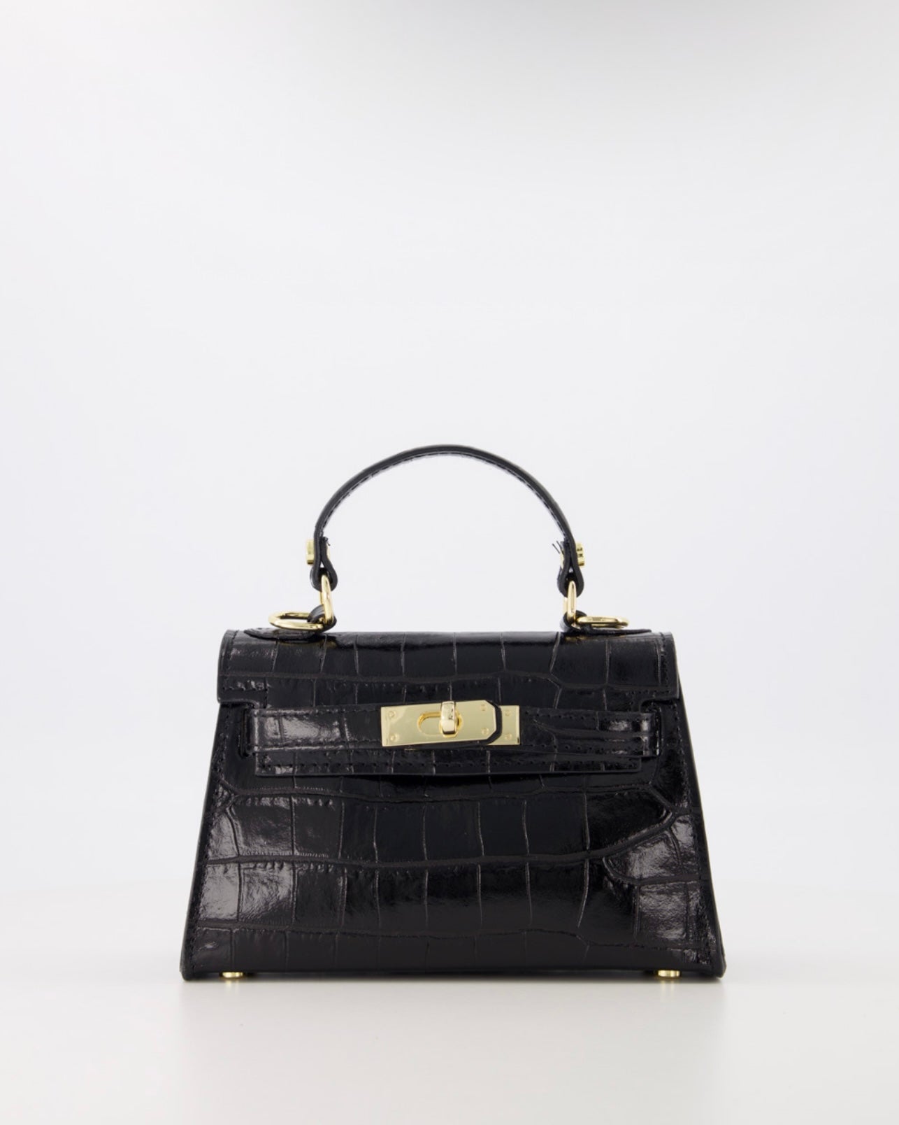 Tas Lore Croco | Zwart