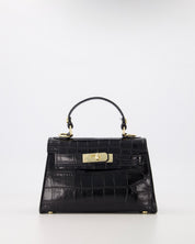Tas Lore Croco | Zwart