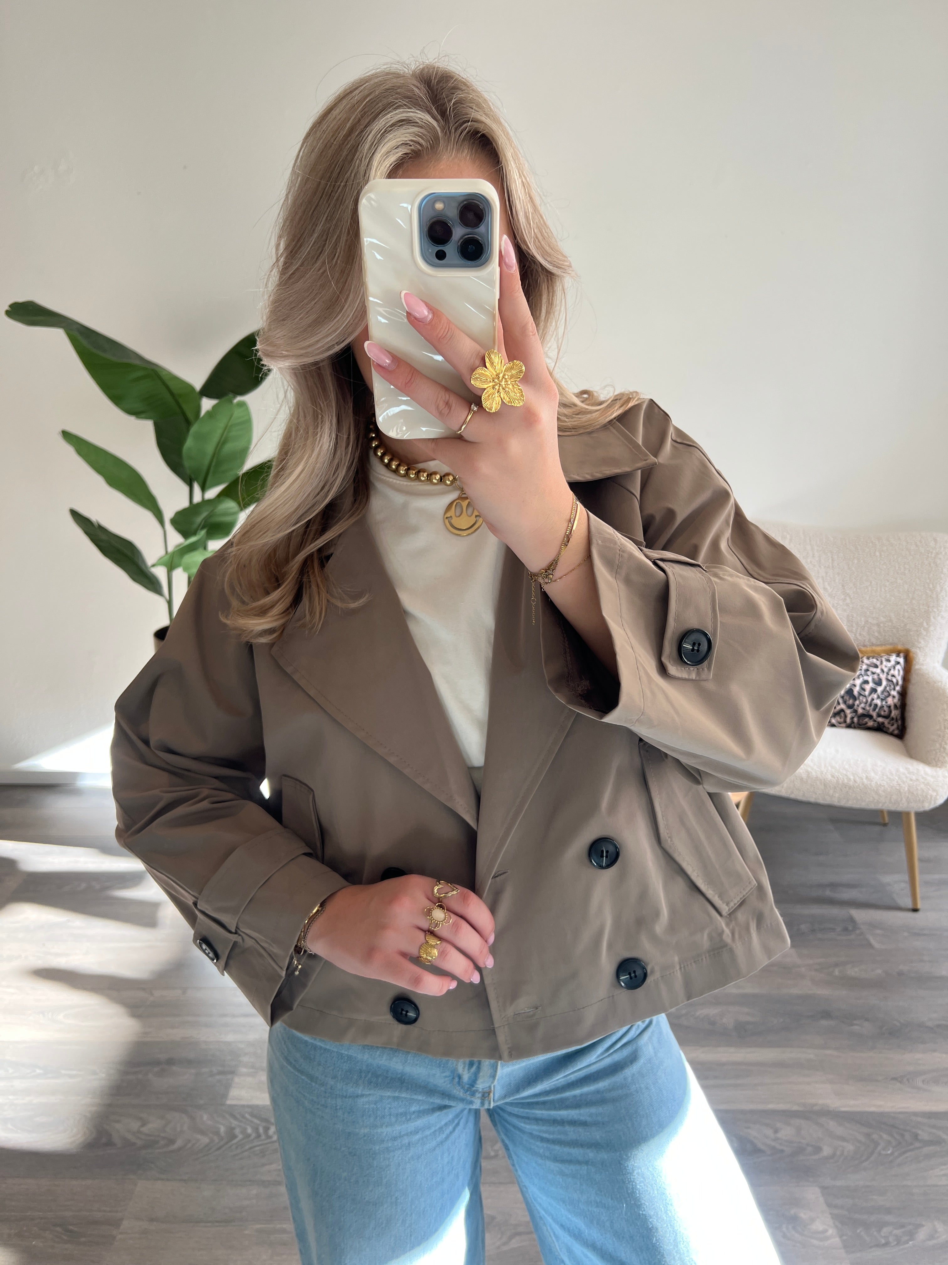 Trenchcoat Esmee | Taupe