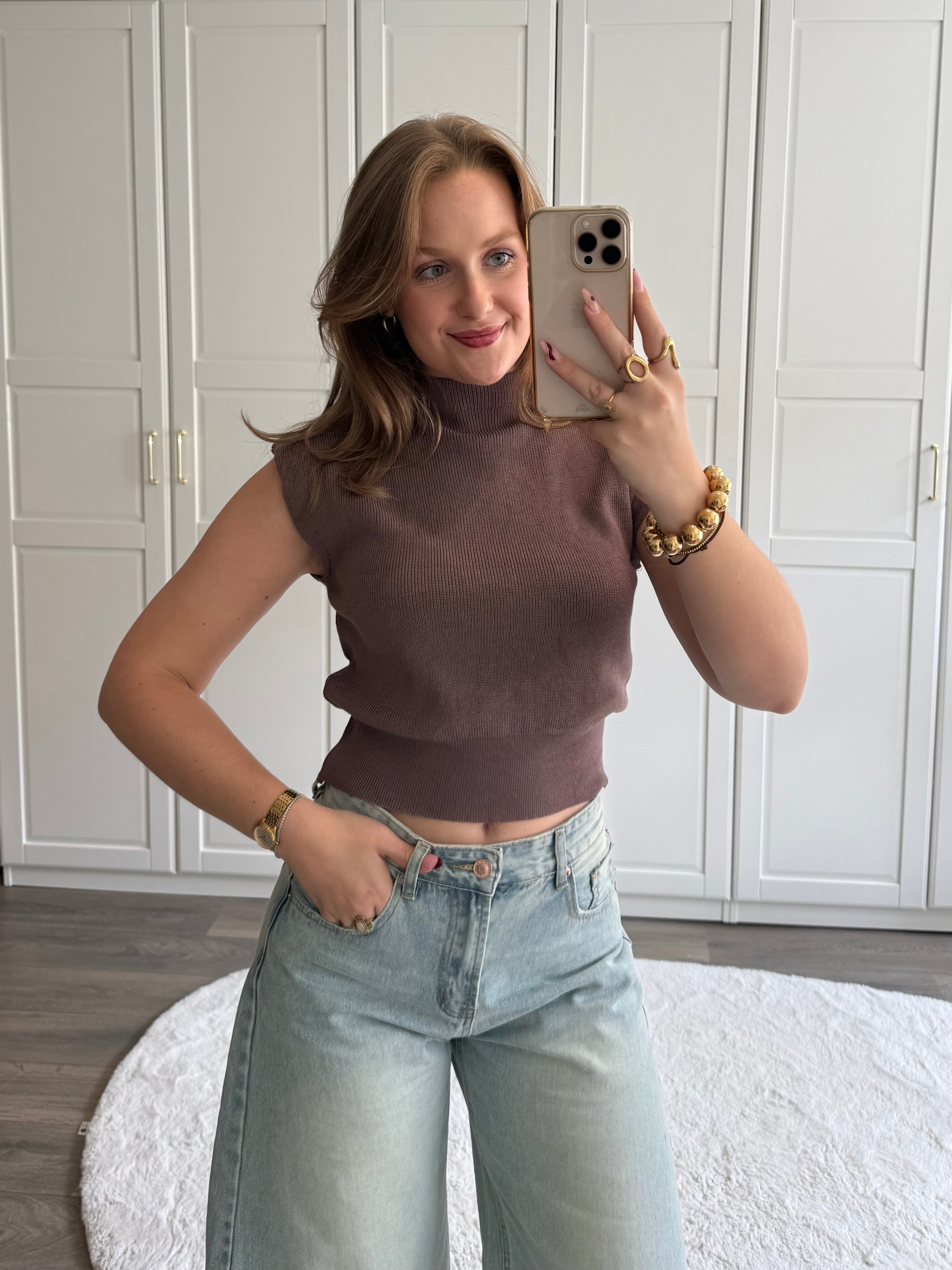 Top Evi | Taupe