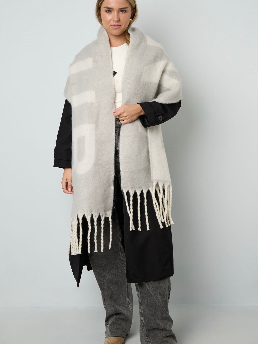 Amour Sjaal | Beige