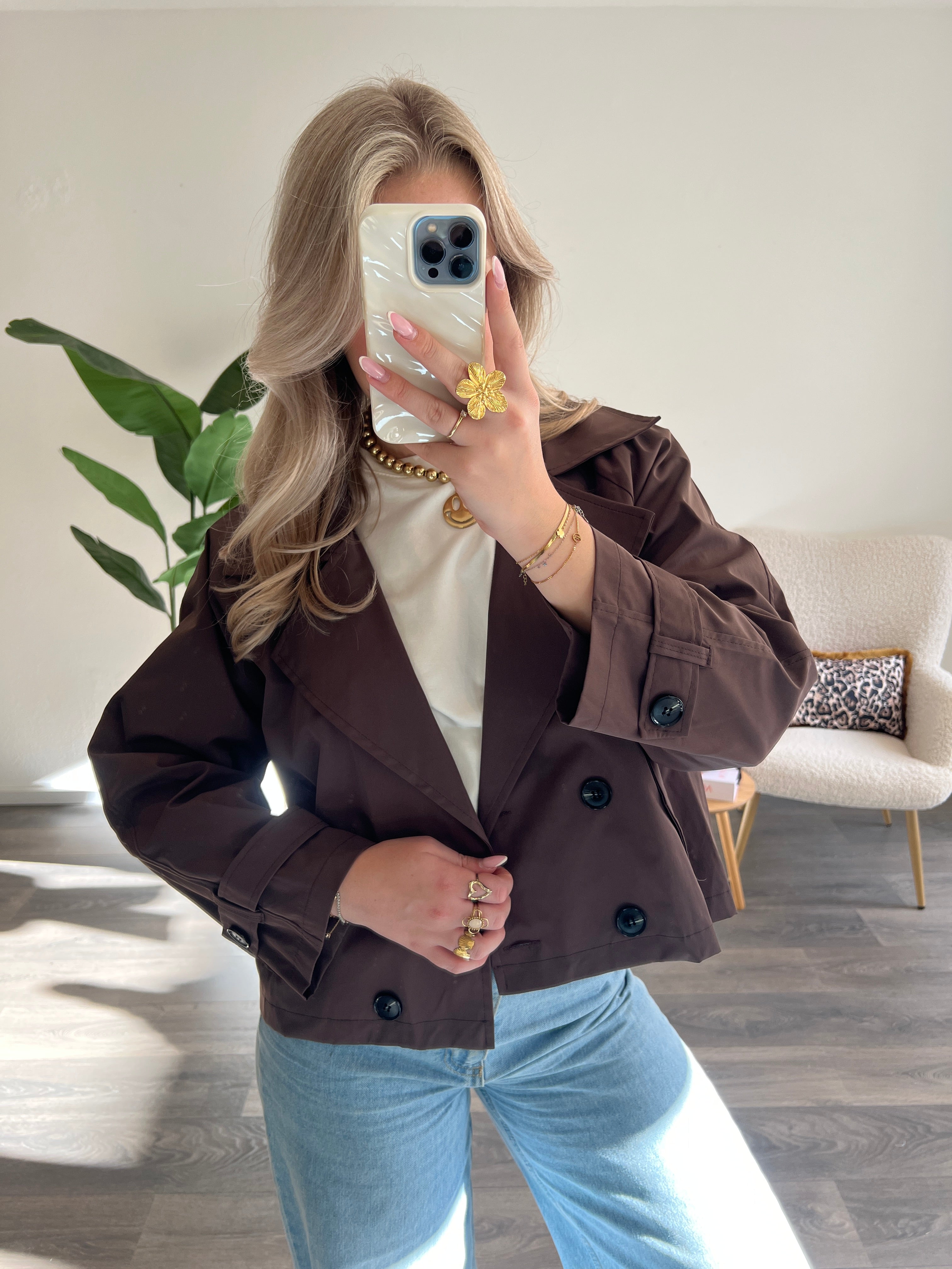 Trenchcoat Esmee | Choco