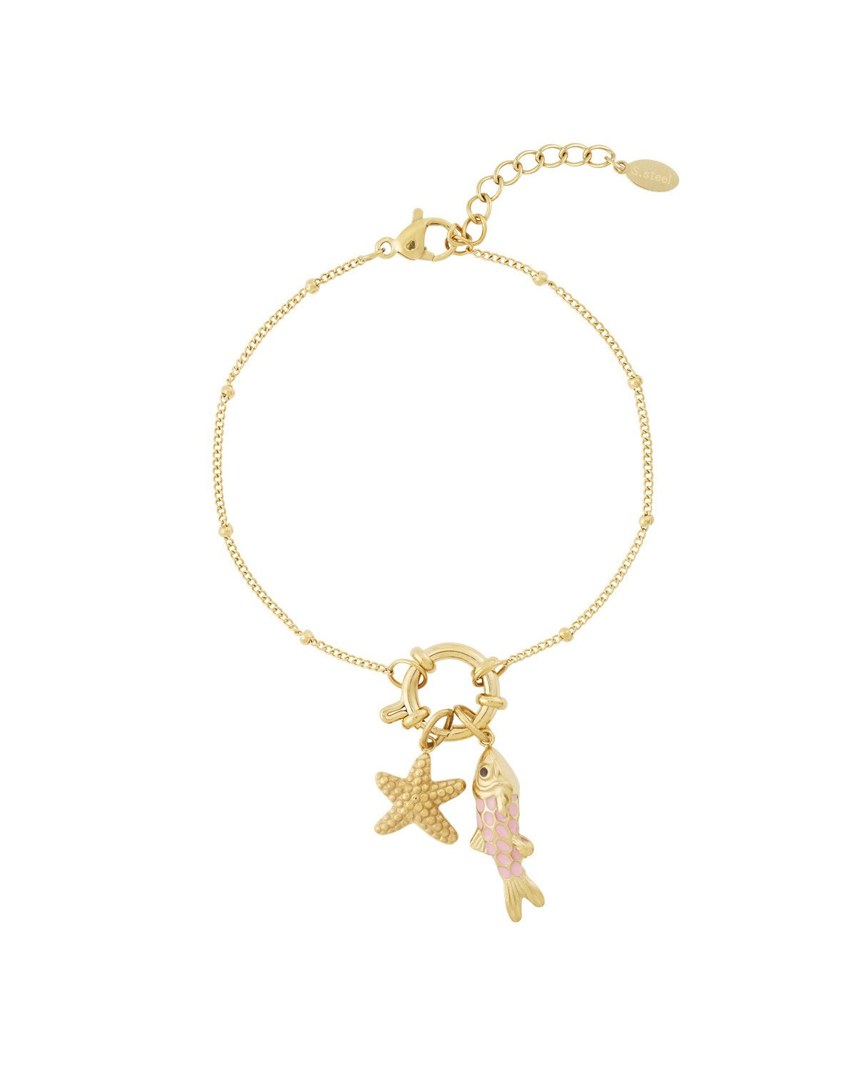 DIY Crab Armband | Goud
