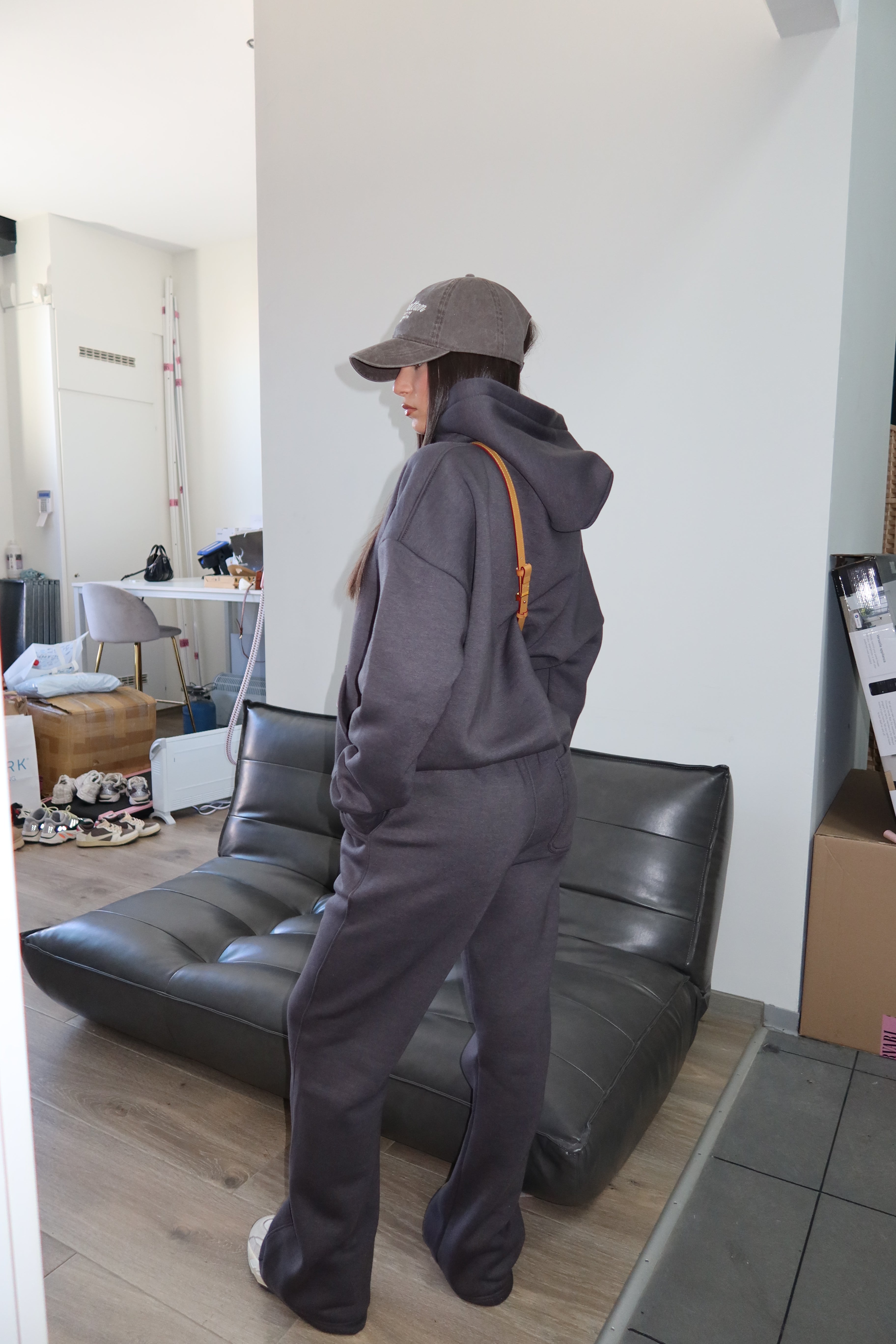 Priority Blanc Tracksuit | Donkergrijs