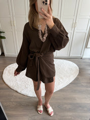Jurk Sara | Bruin