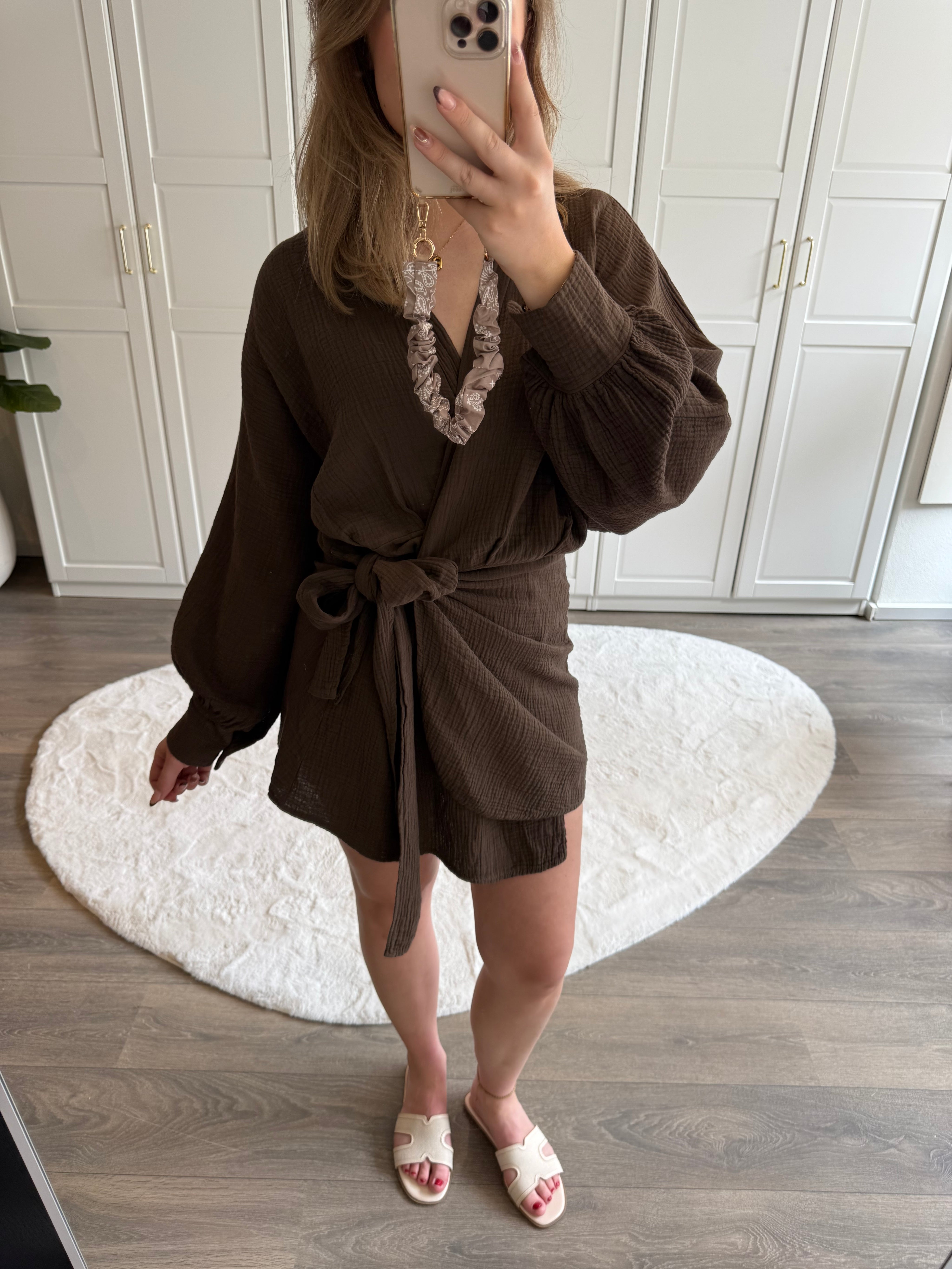 Jurk Sara | Bruin