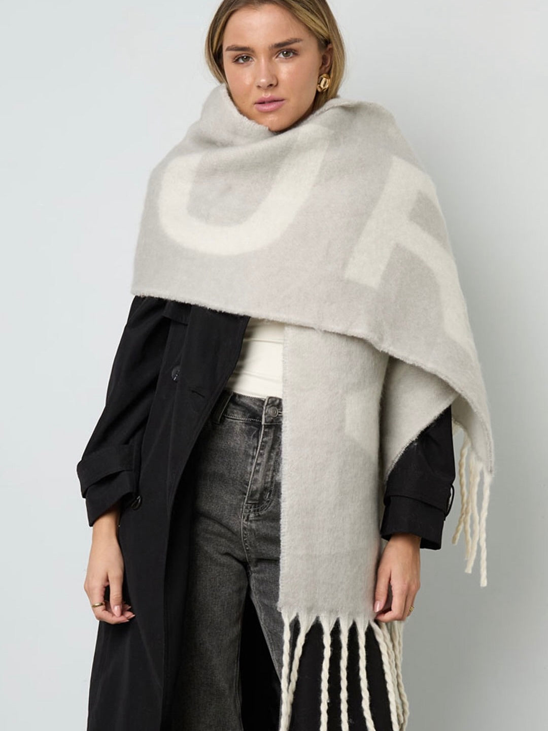 Amour Sjaal | Beige