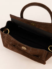 Tas Florence Croco | Bruin