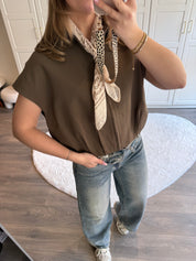 Gilet Alies | Bruin