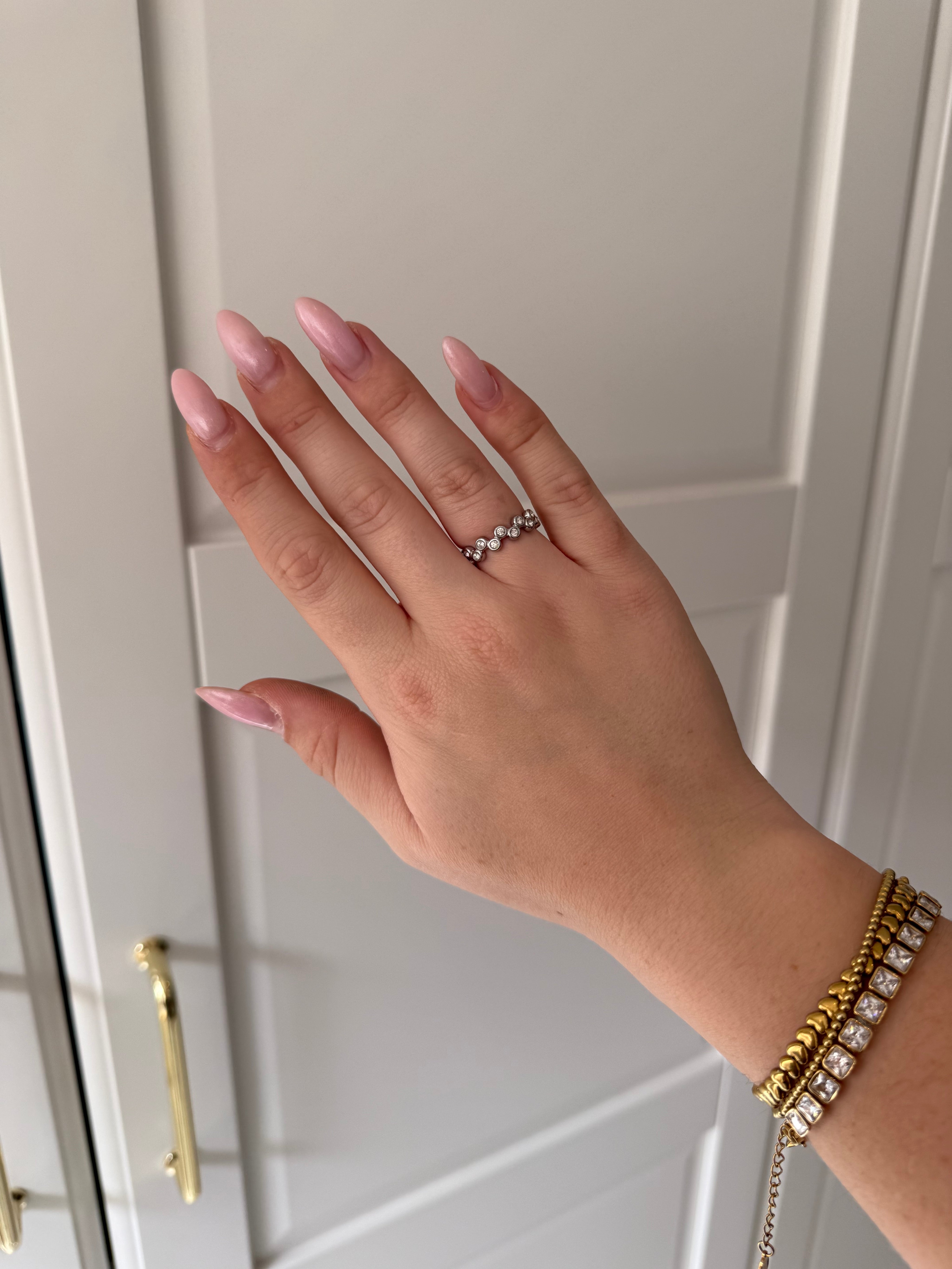 Wave Strass Ring