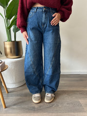 Petite Ballon Jeans 7370 | Blauw