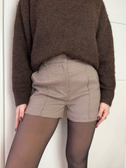 Chequered Short | Beige