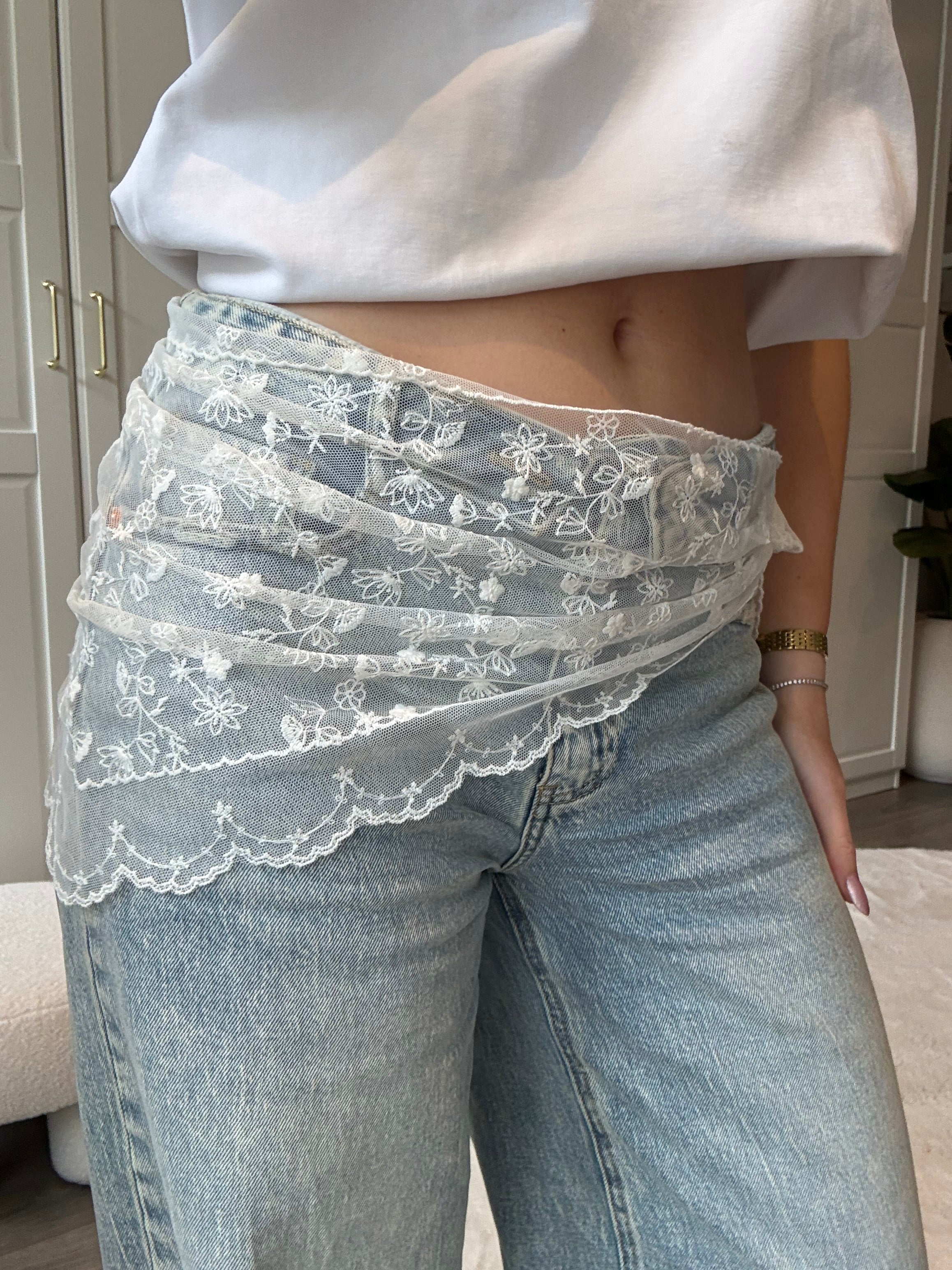 Sjaal Lace | Wit