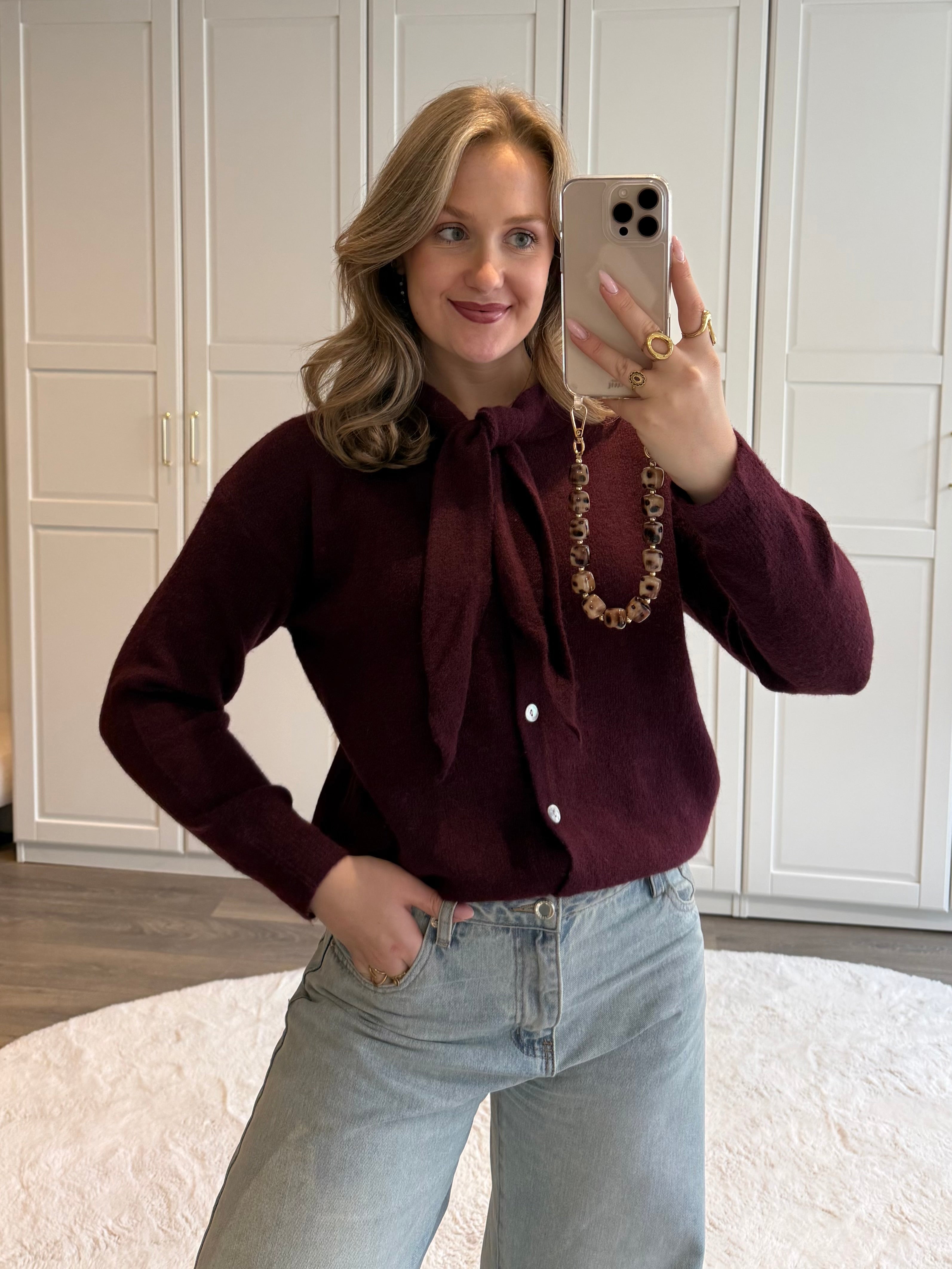 Vest Lieke | Plum