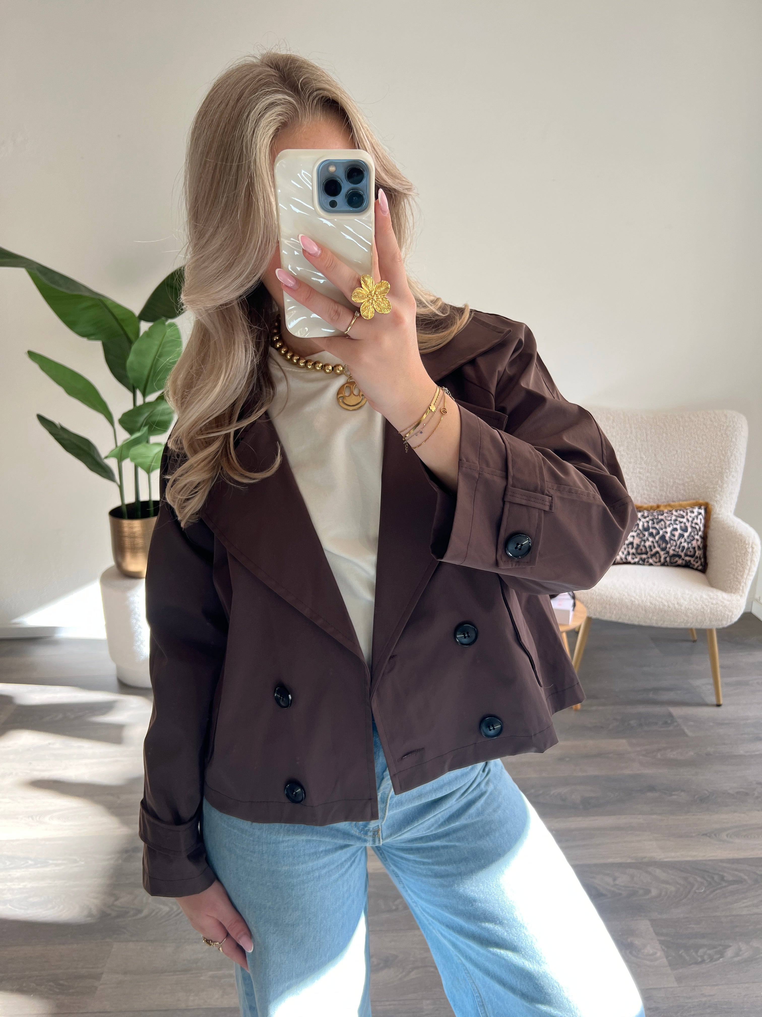 Trenchcoat Esmee | Choco