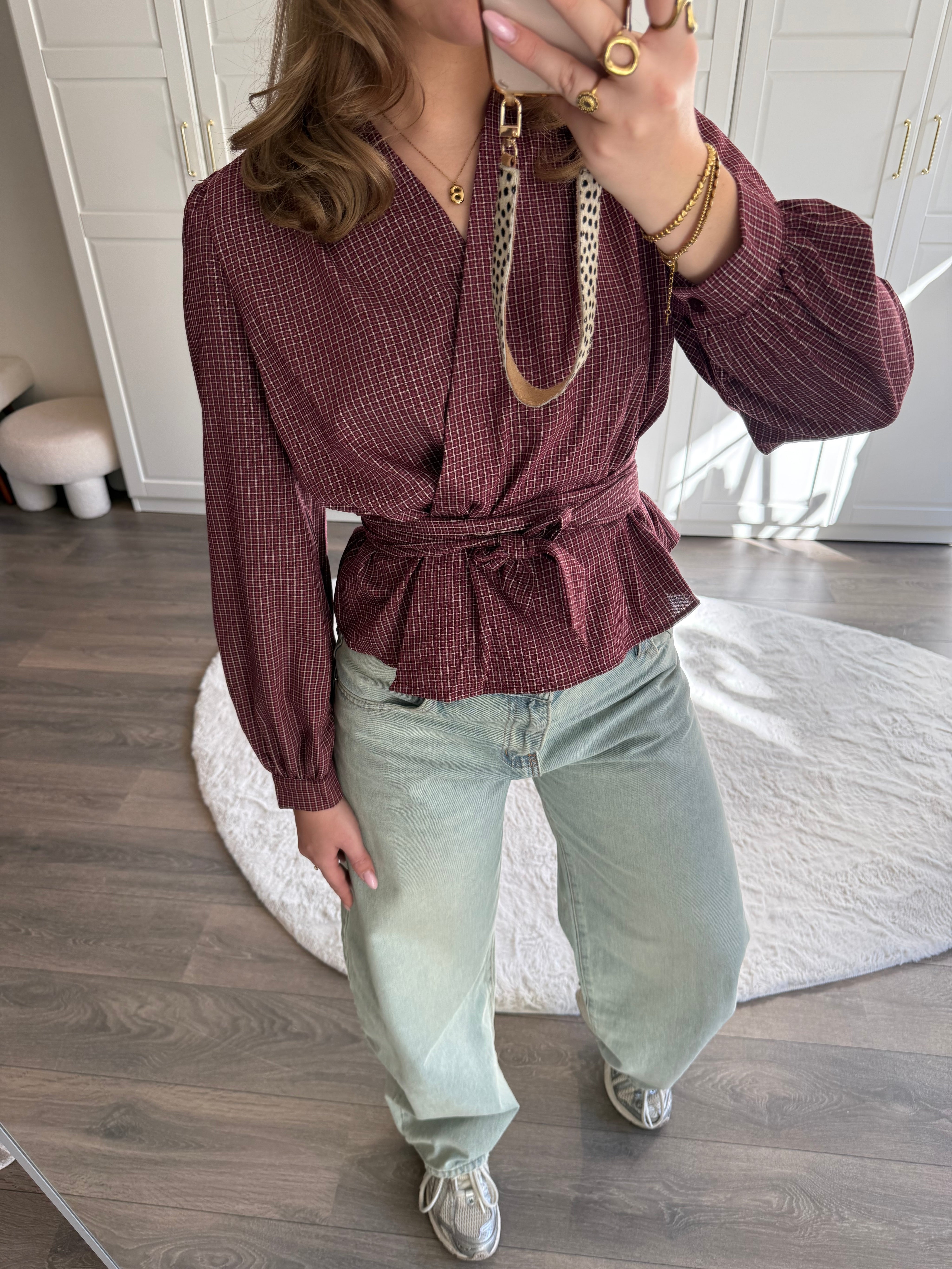 Blouse Mica | Bordeaux