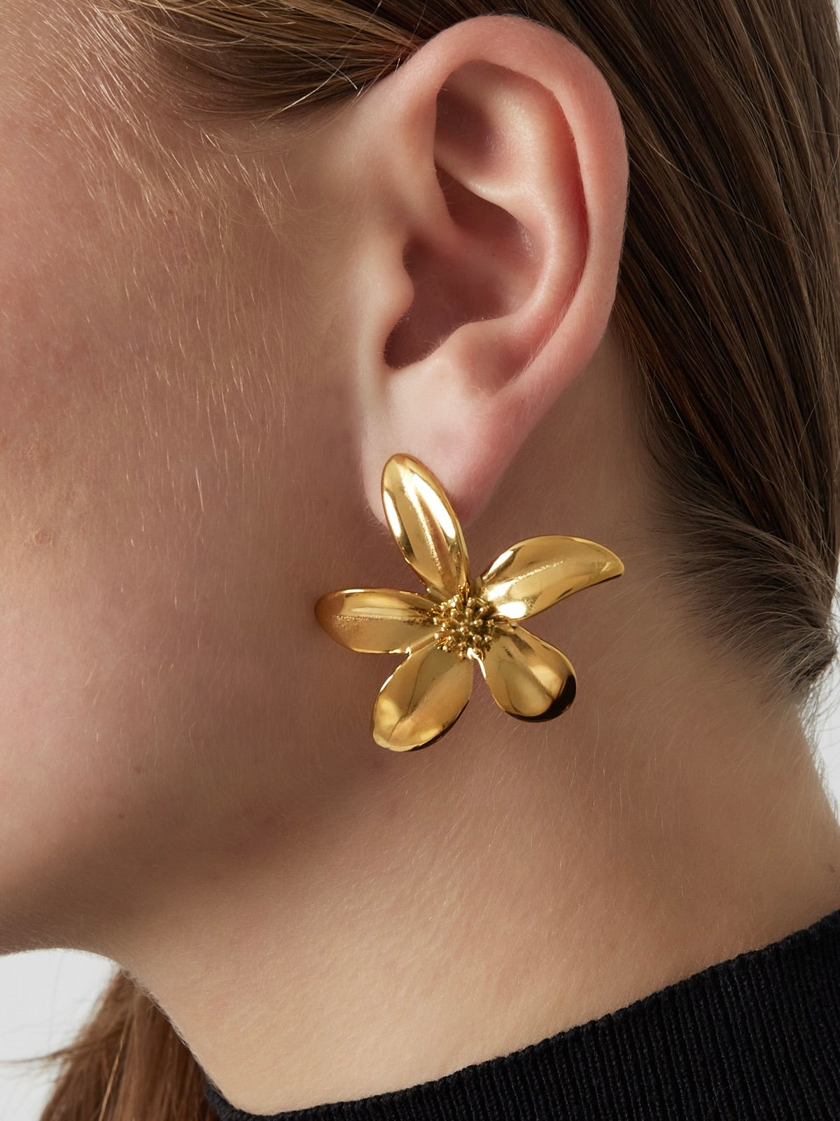 Floral Oorbellen | Zilver