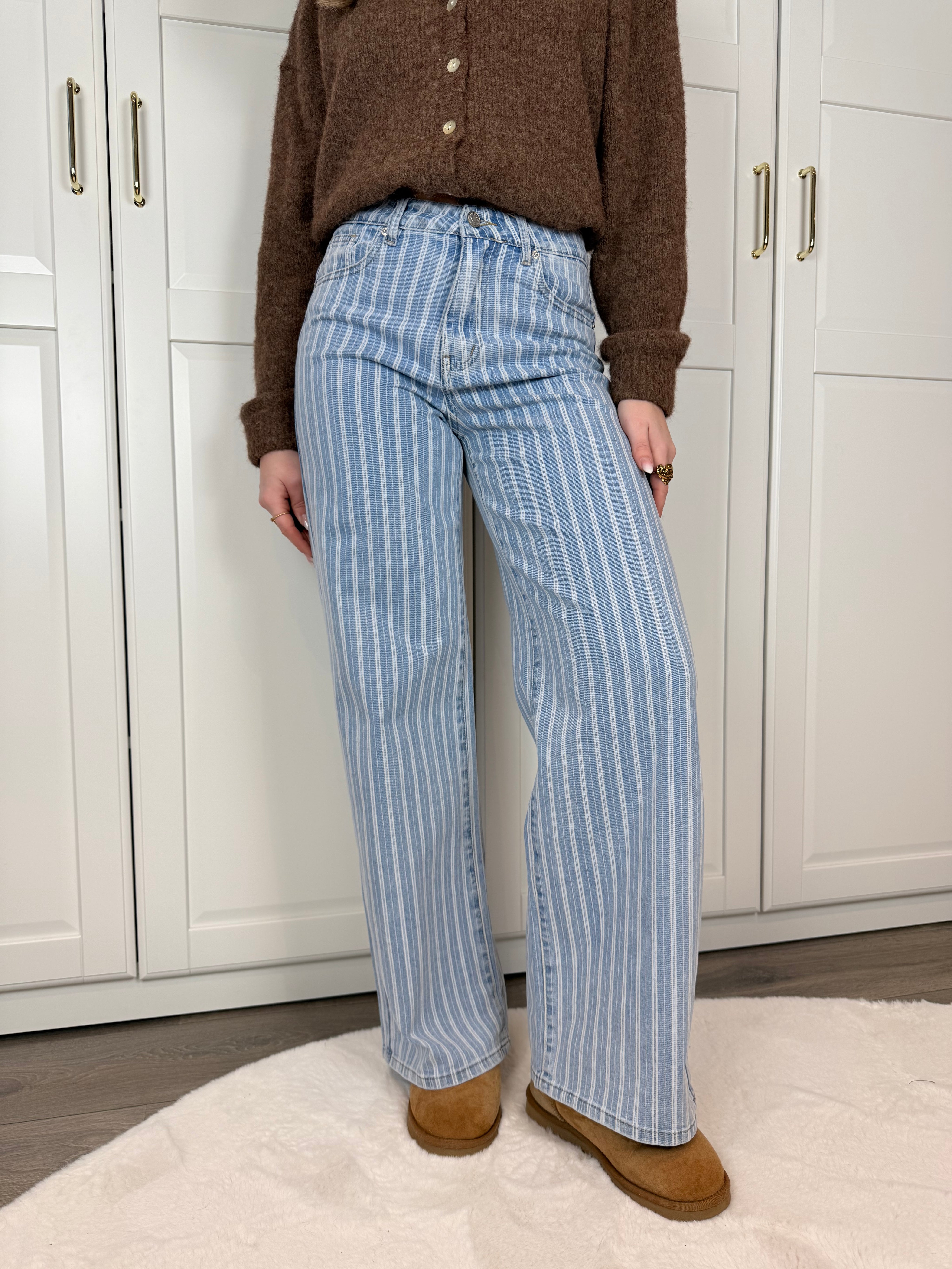 Wide Leg Jeans 3365 | Blauw