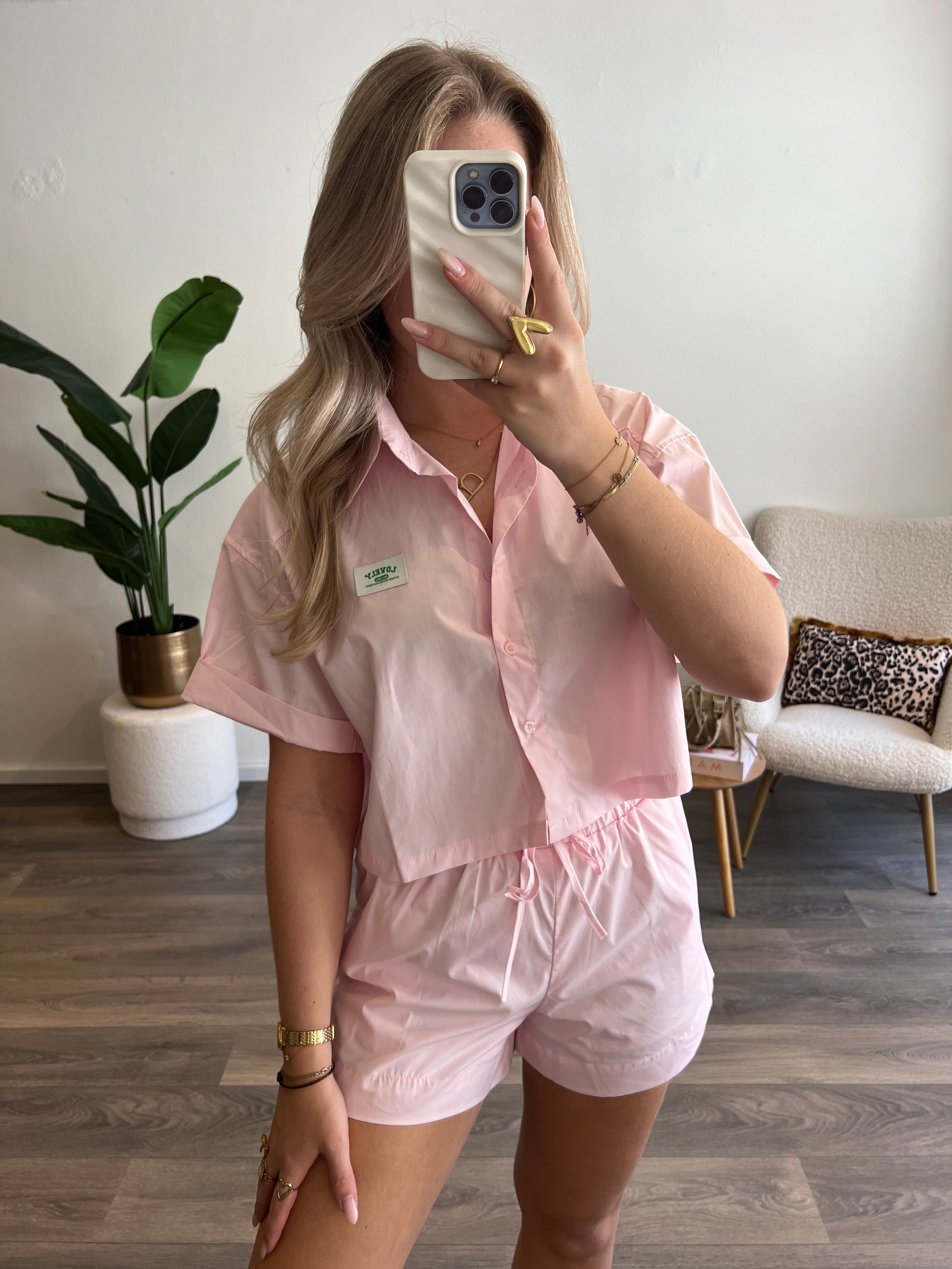 Blouse Lovely | Roze