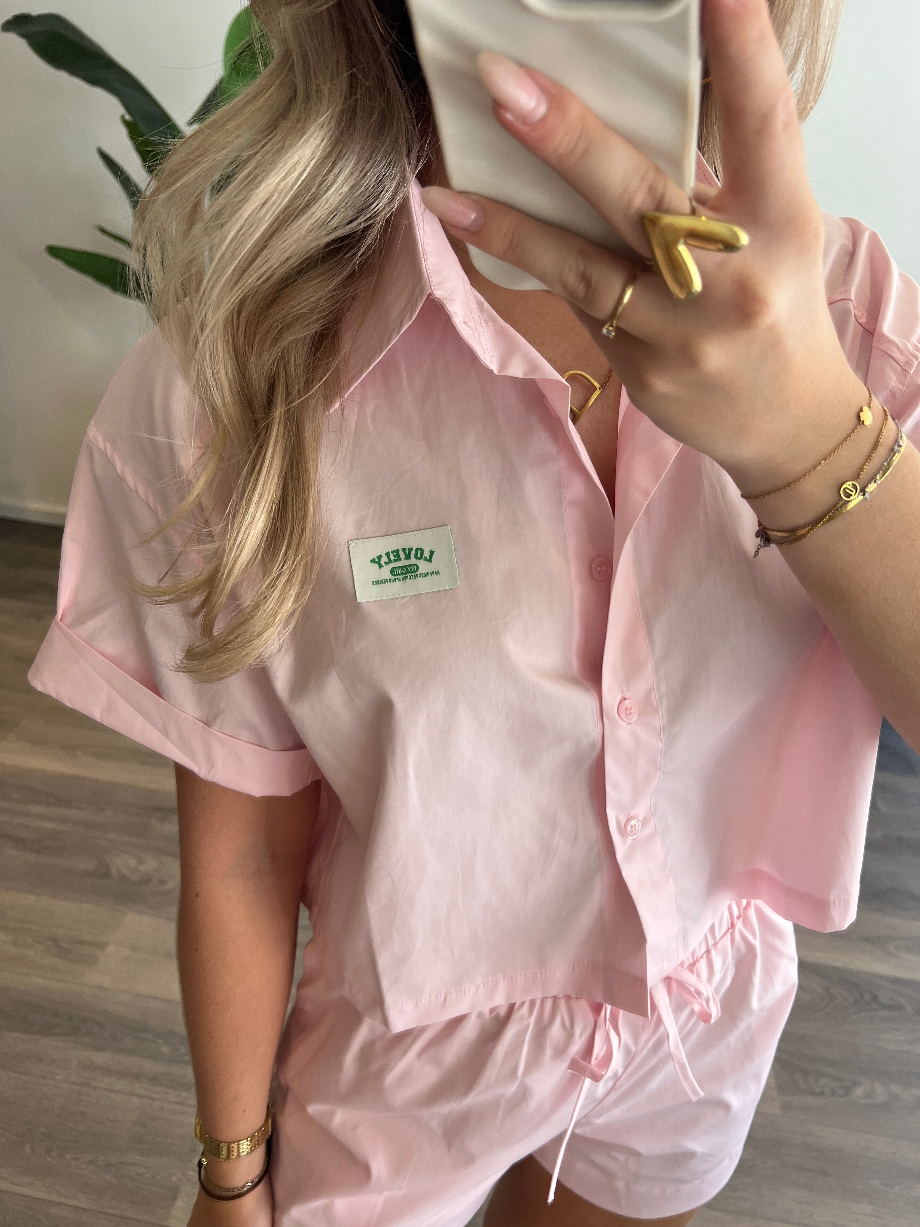 Blouse Lovely | Roze