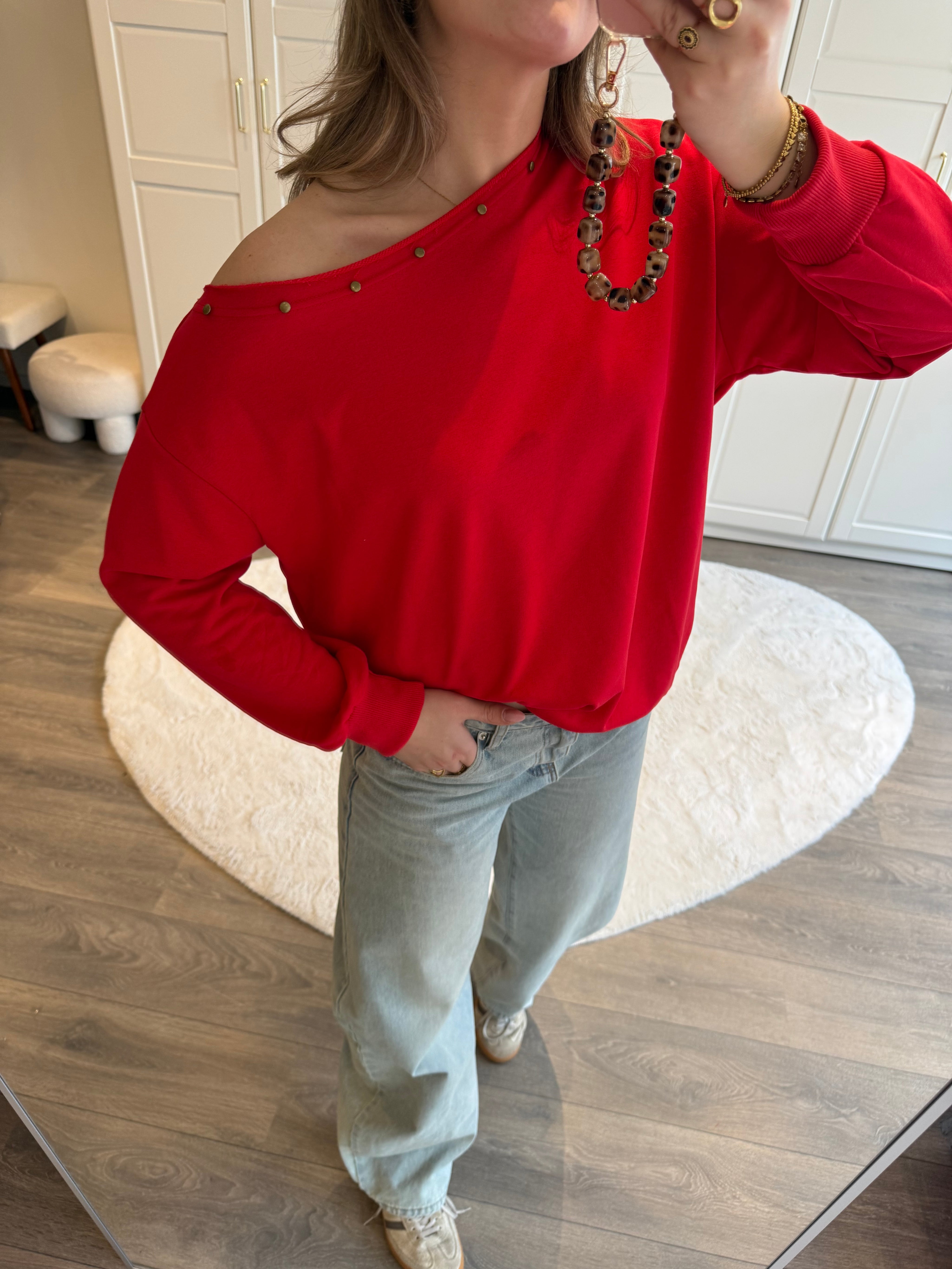 Sweater Dee | Rood