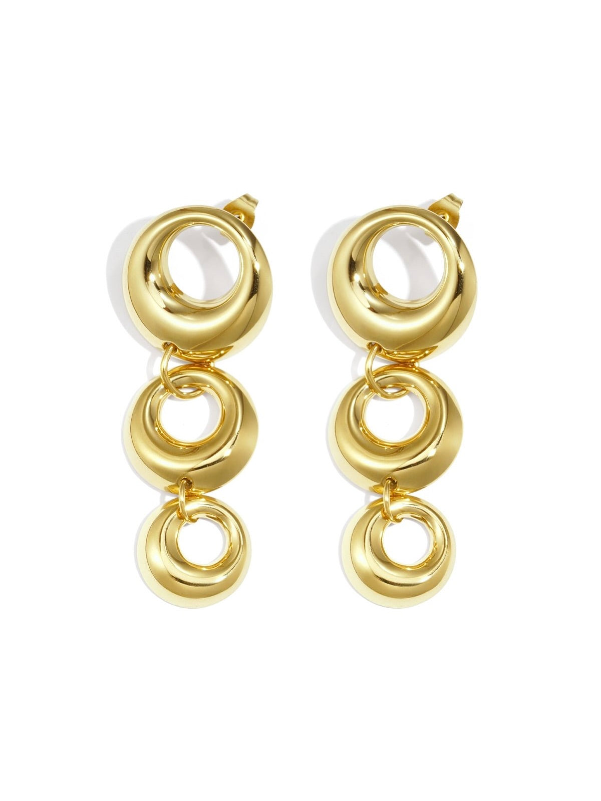 Circle Oorbellen | Goud