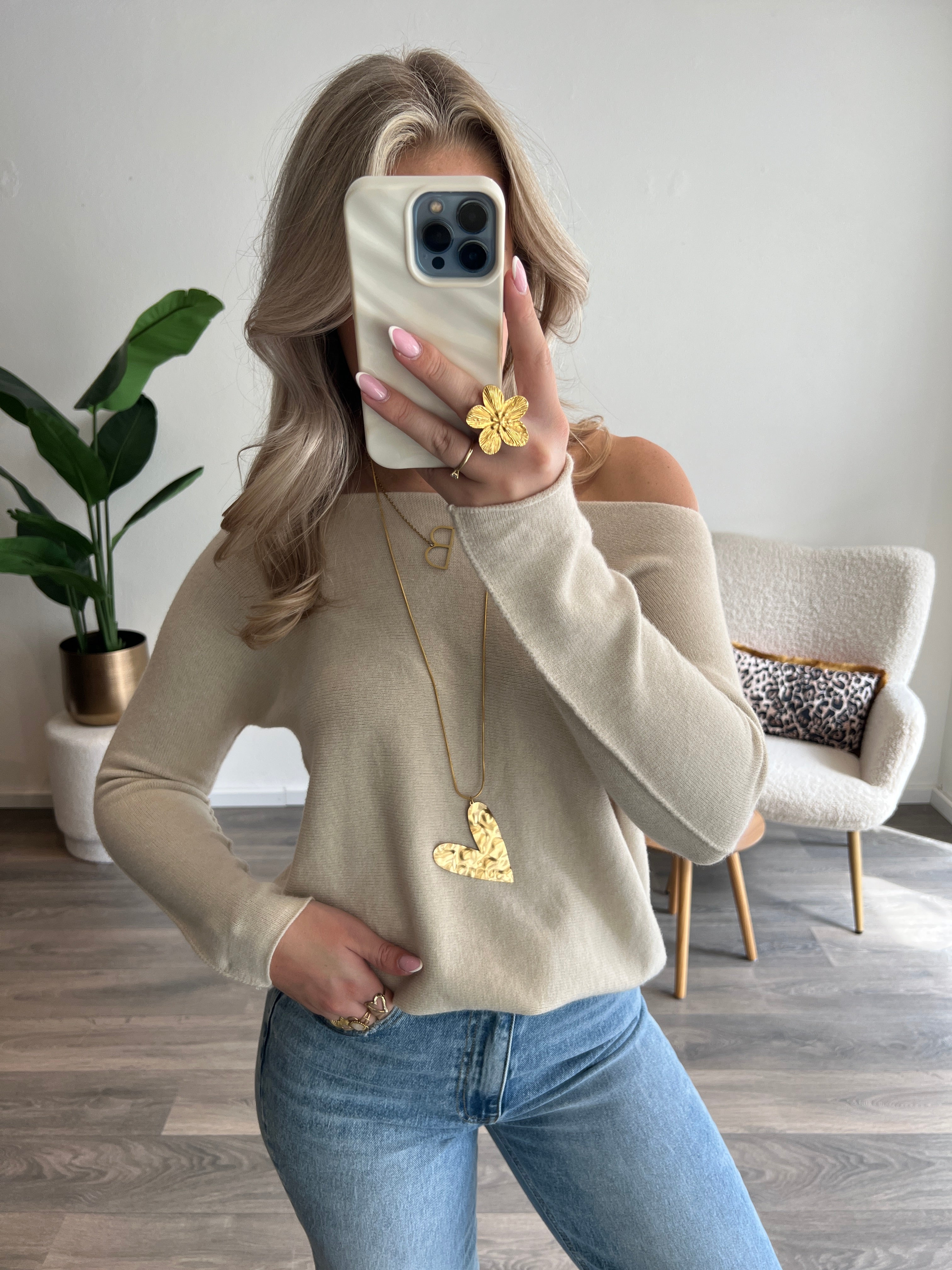 Soulmate Ketting Lang | Goud