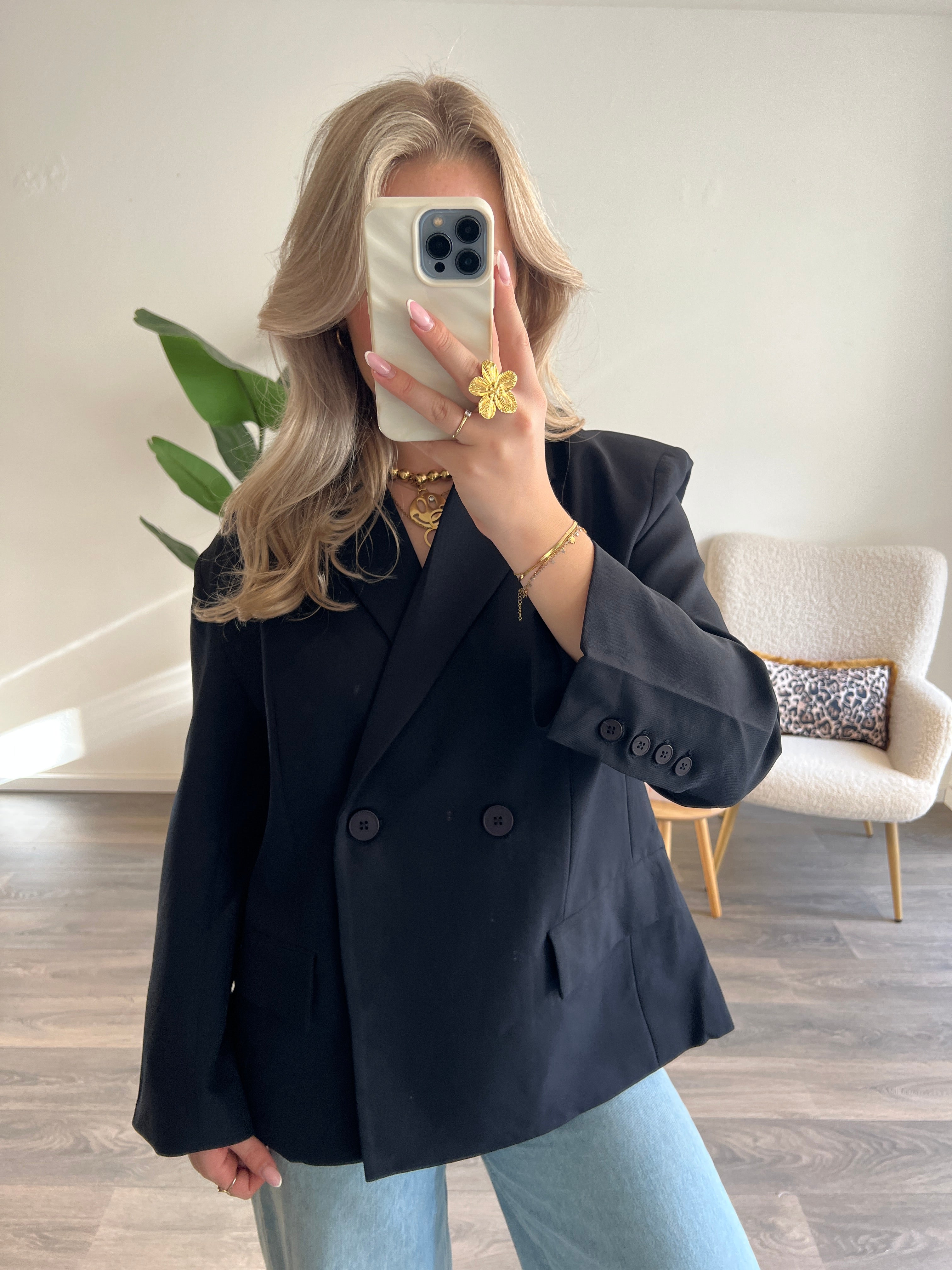 Boss Babe Blazer Lynn | Navy