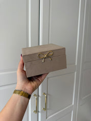 Sieraden Opbergbox Bow | Taupe