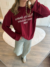 Longsleeve T-shirt Priority | Bordeaux