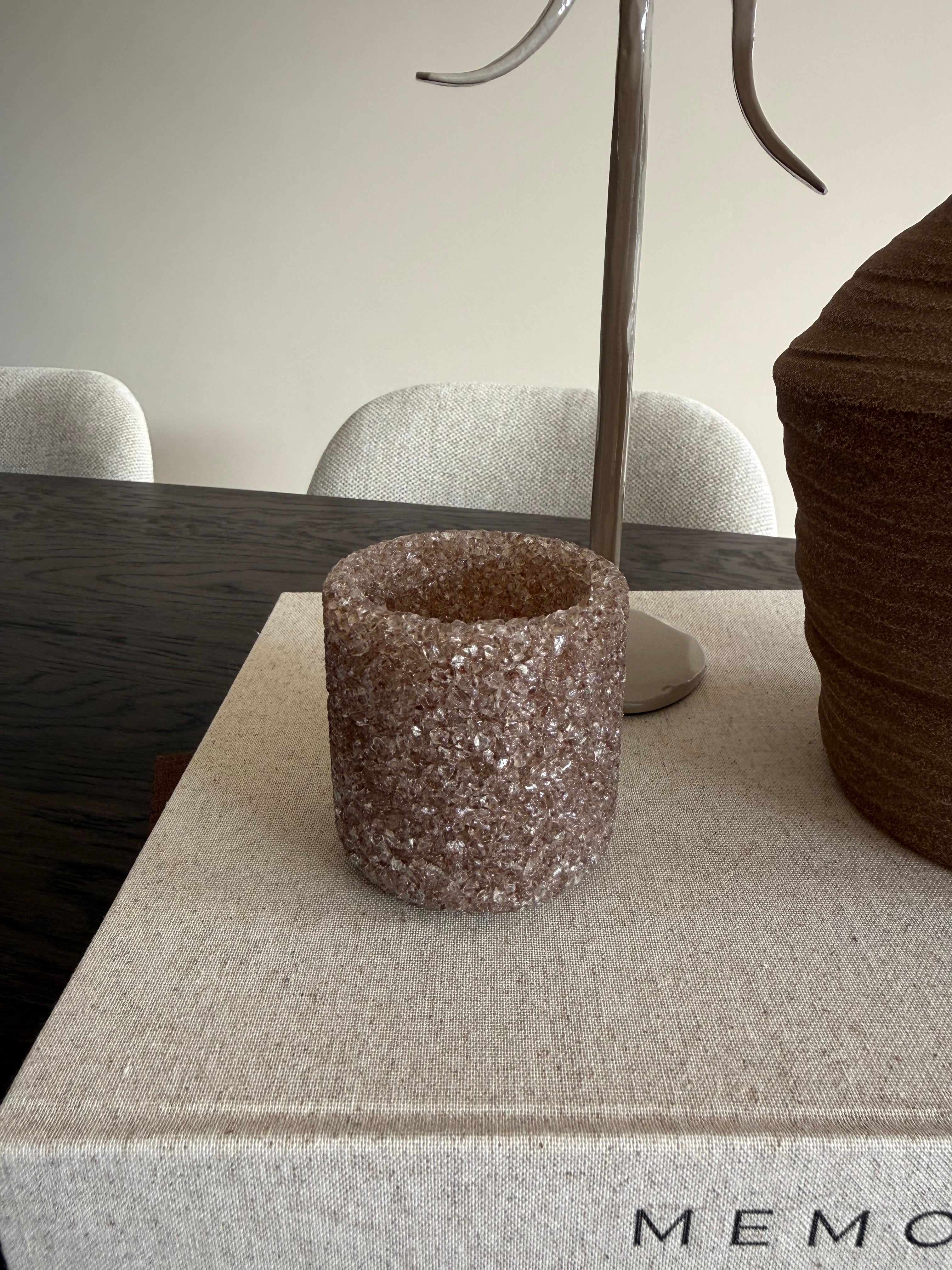 Waxinelichthouder Lexie | Taupe