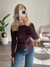 Off Shoulder Top Julia | Choco