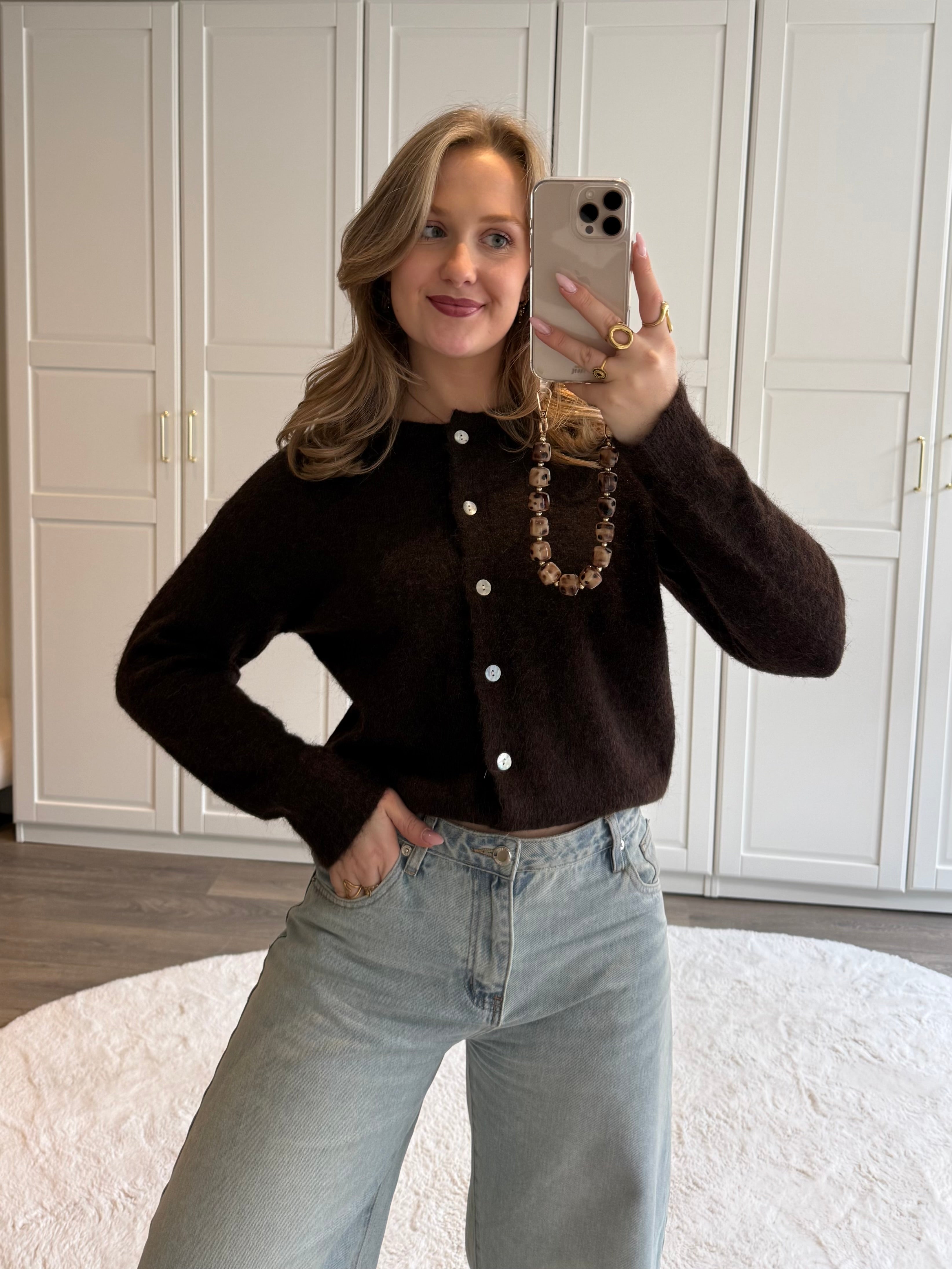 Vest Mandy | Bruin