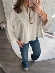 Blouse Jade | Wit
