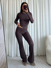 Flared Pants Zoë | Choco