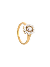 Pearl Vintage Ring | Goud