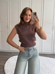 Top Evi | Taupe