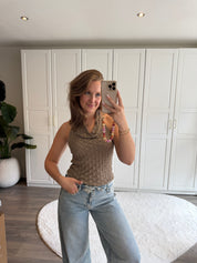 Halter Top | Khaki
