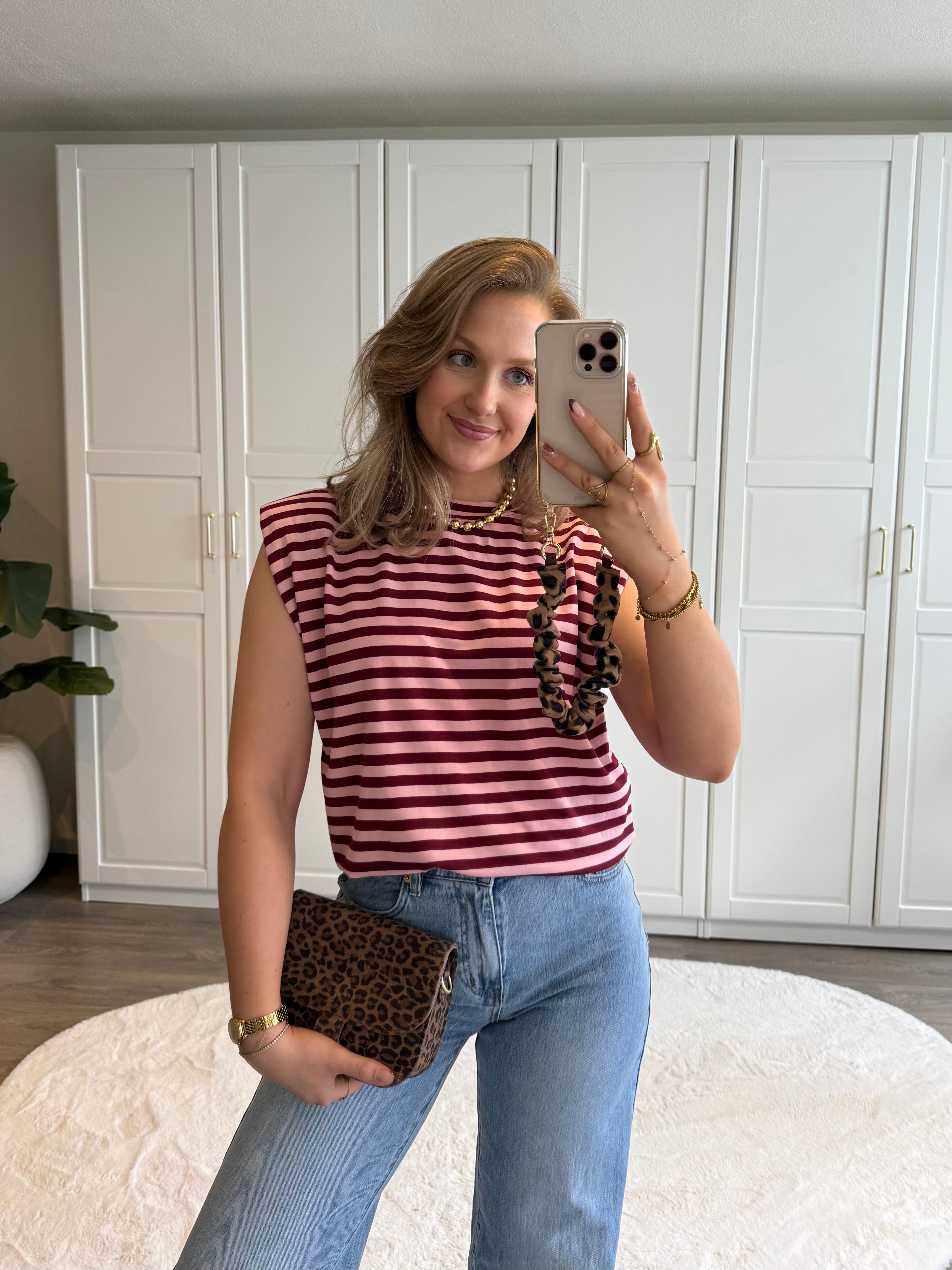 T-shirt Joni | Roze