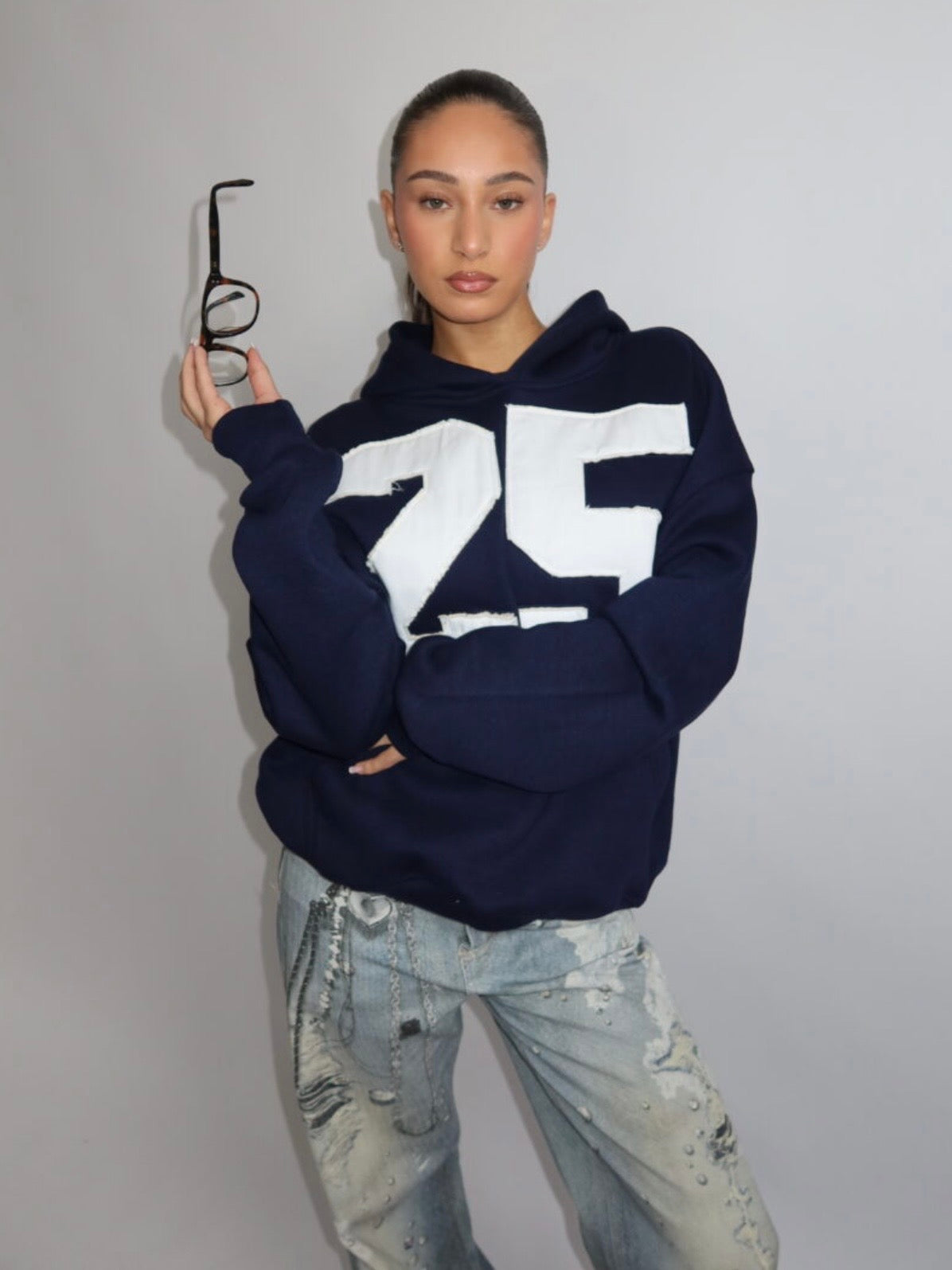 Iconic 25 Hoodie | Navy