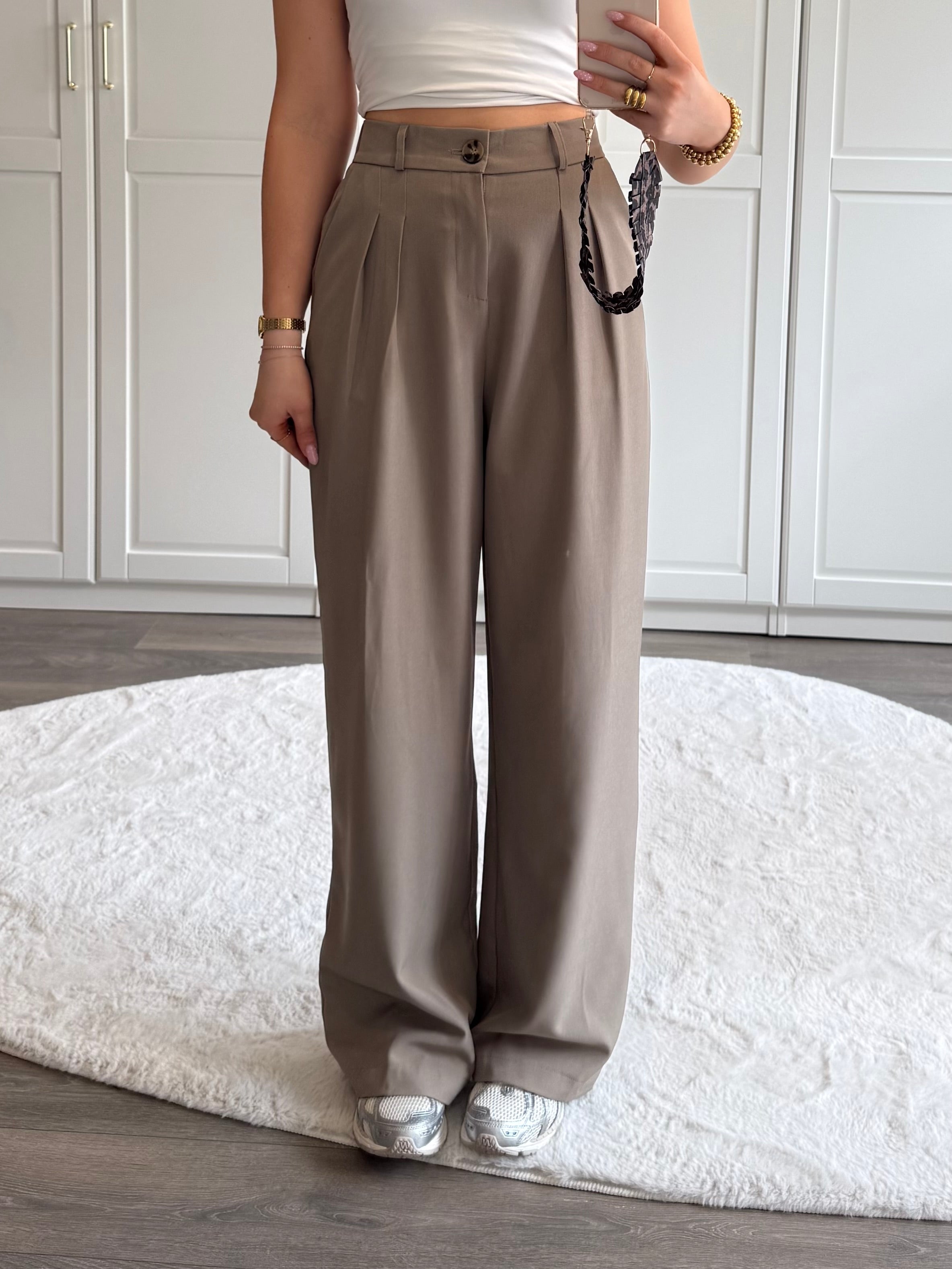 Pantalon Tess | Taupe