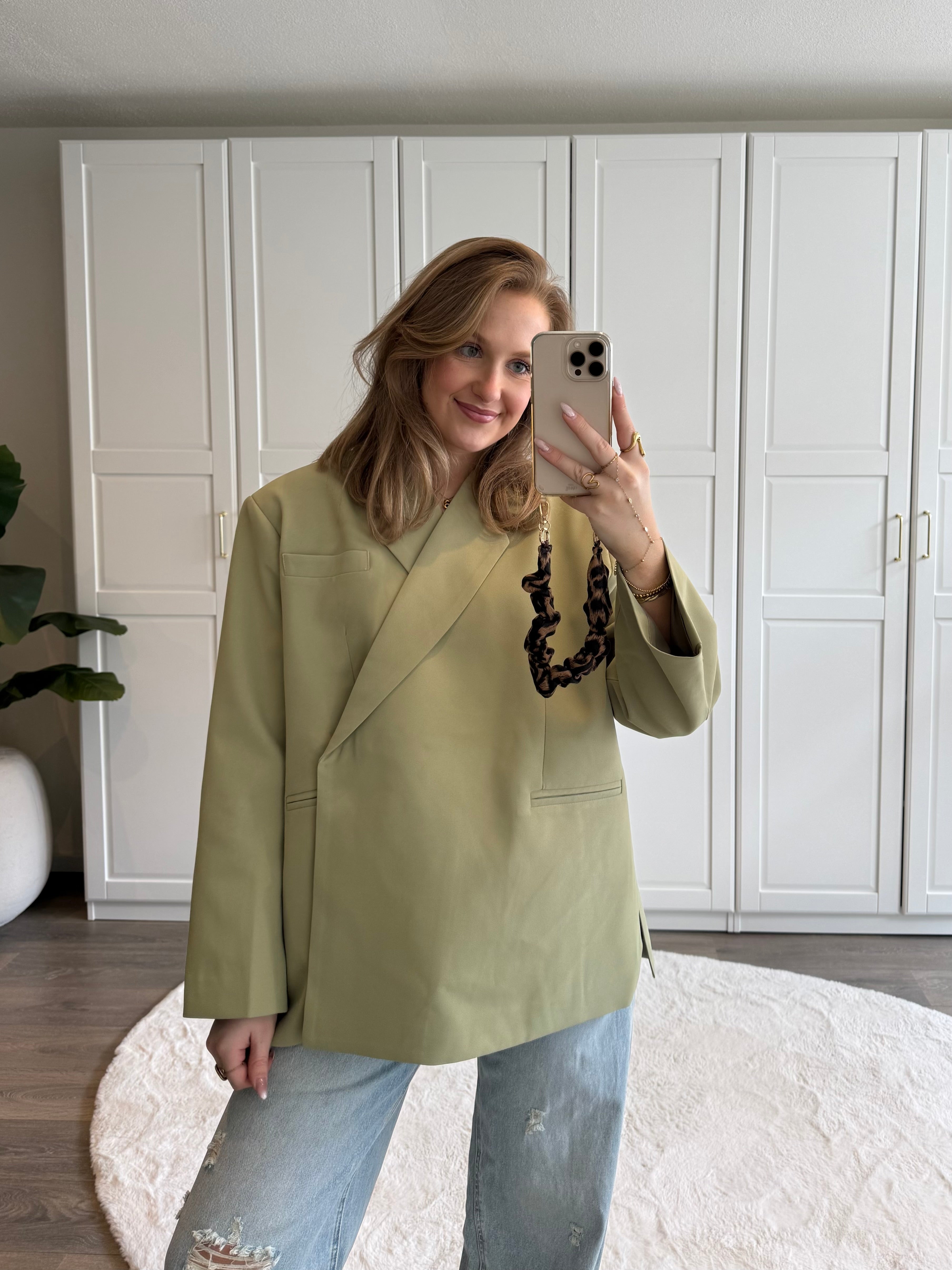 Boxy Blazer Jasmijn | Pistache