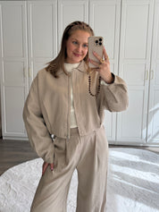 Jas Lisa Striped | Beige