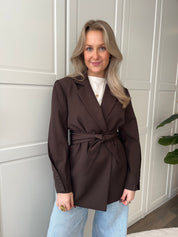 Belted Blazer Tess | Bruin